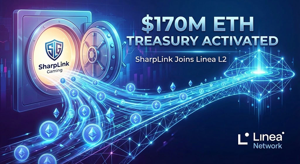 SharpLink Gaming Stakes $170M ETH on Linea Network